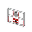 TECEBASE TOILET MODULE WITH BASE CISTERN, INSTALLATION HEIGHT 1120 MM"