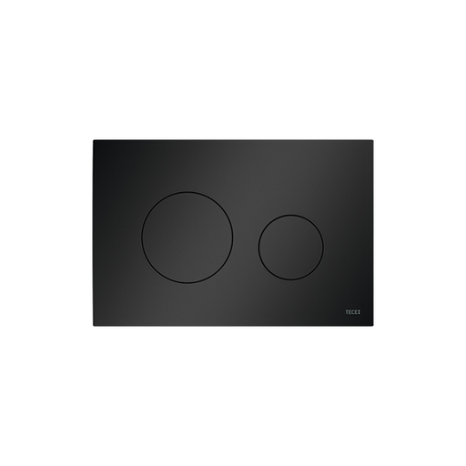 TECE LOOP TOILET FLUSH PLATE  FOR DUAL  FLUSH SYSTEM (ABS, Black Matt)