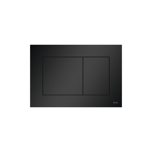 TECE NOW TOILET FLUSH PLATE SQUARE (ABS, Black Matt)