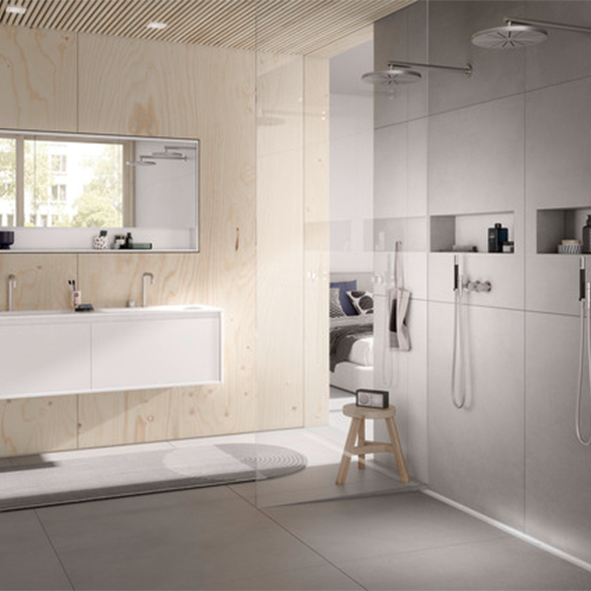 TECE DRAIN PROFILE SHOWER PROFILE, 800 MM, STAINLESS STEEL