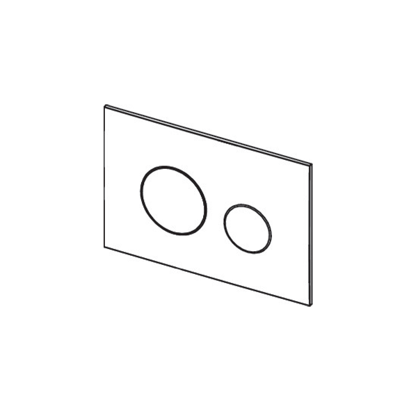TECE LOOP TOILET FLUSH PLATE  FOR DUAL  FLUSH SYSTEM