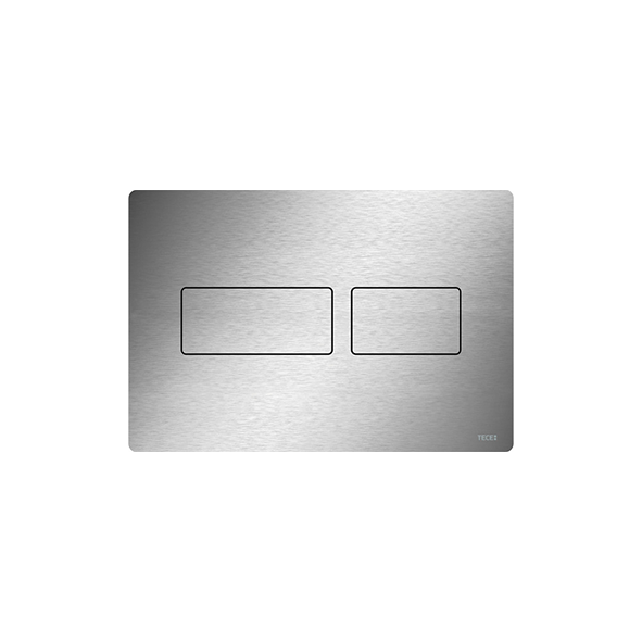TECE SOLID TOILET STAINLESS STEEL FLUSH PLATE FOR DUAL FLUSH SYSTEM