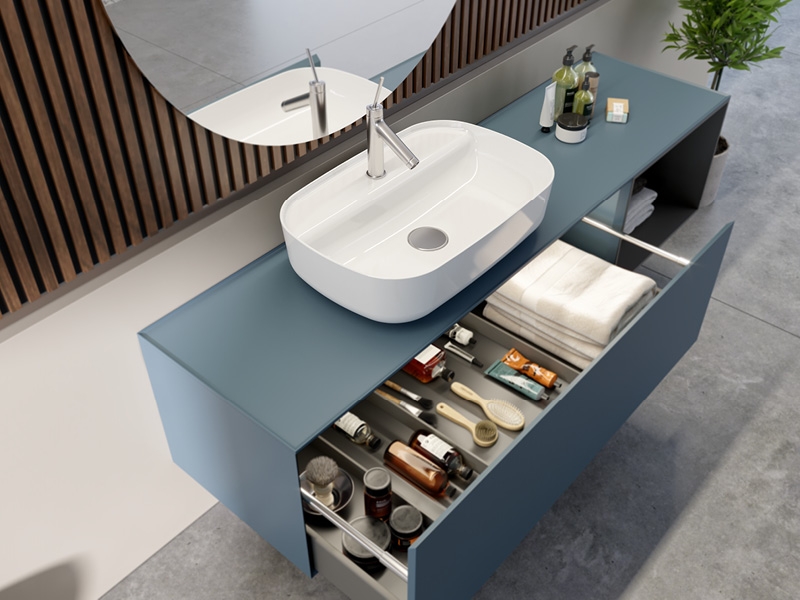 AQUA WHITE 33CM WITHOUT TAP HOLE
