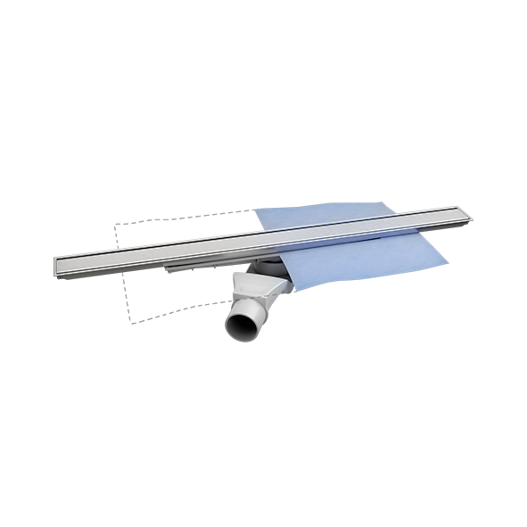 ZETLINE NOVA & NATURA SHOWER DRAIN SATINE