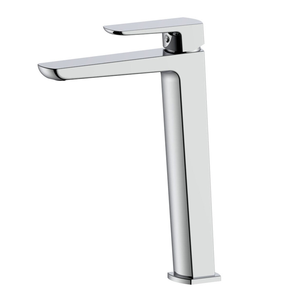 TREDEX T.S High Basin Mixer L-Size, w/ PU Waste, Chrome