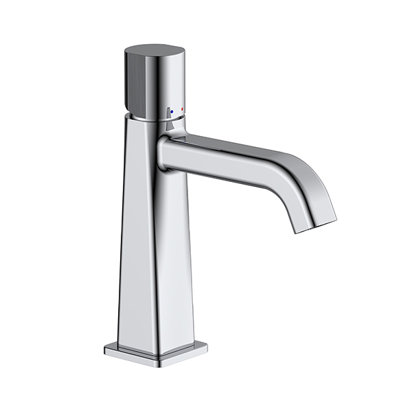 LUI EVOLUTION-Single-control mixer for washbasin with click-clack waste CHROME gr. 1375 dim. 29x19x8