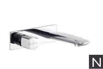 MYTIME-Wall single - control mixer for washbasin MATT BLACK