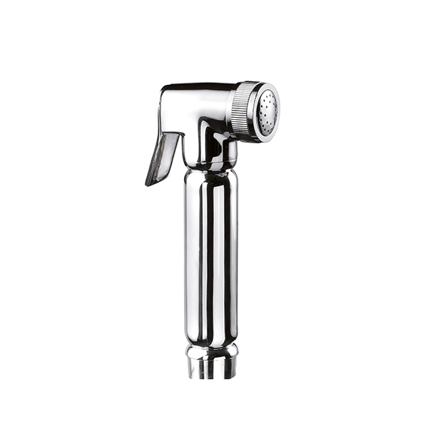 SHUT OFF HANDSHOWER- Round Brass shut off hand shower in CHROME