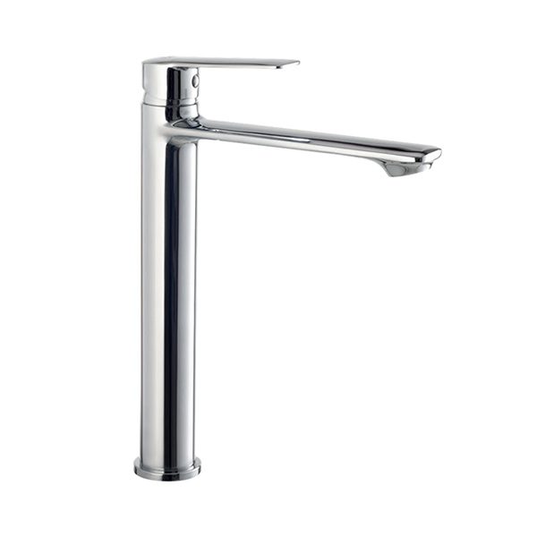 DRAKE-Single - control mixer for TALL washbasin with CLICK - CLACK waste CHROME gr. 2300 dim. 27x39x8