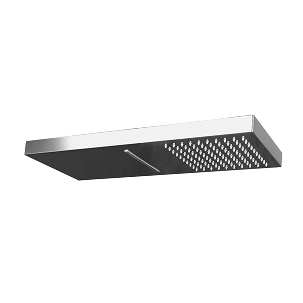 SHOWER HEADS-Self cleaning cascade and rain effect Shower rose