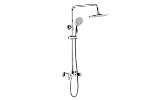 Shower set DÉCOR, chrome