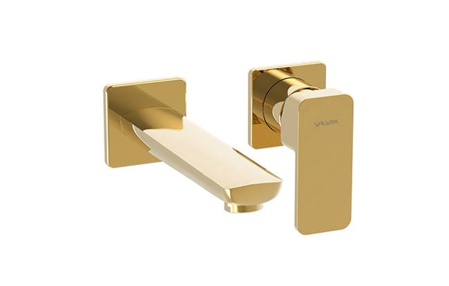 Wall mounted Basin Mixer LOFT GOLD
