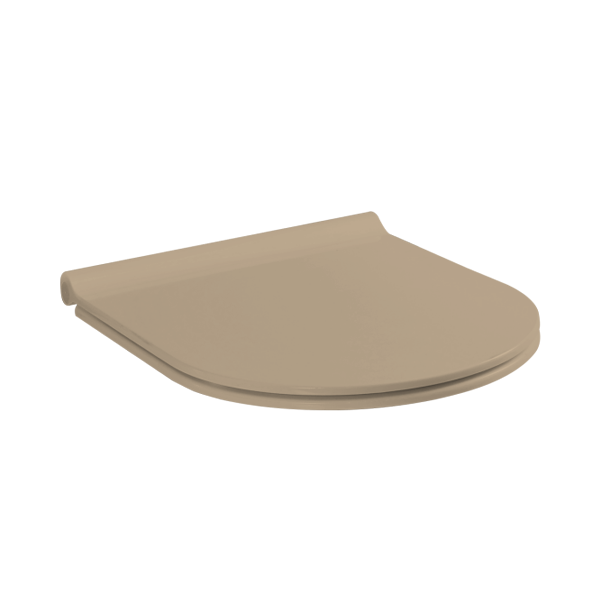 Seat Cover, Bella, Slim, Quick Release Soft Close, Duroplast, Cappuccino Matte