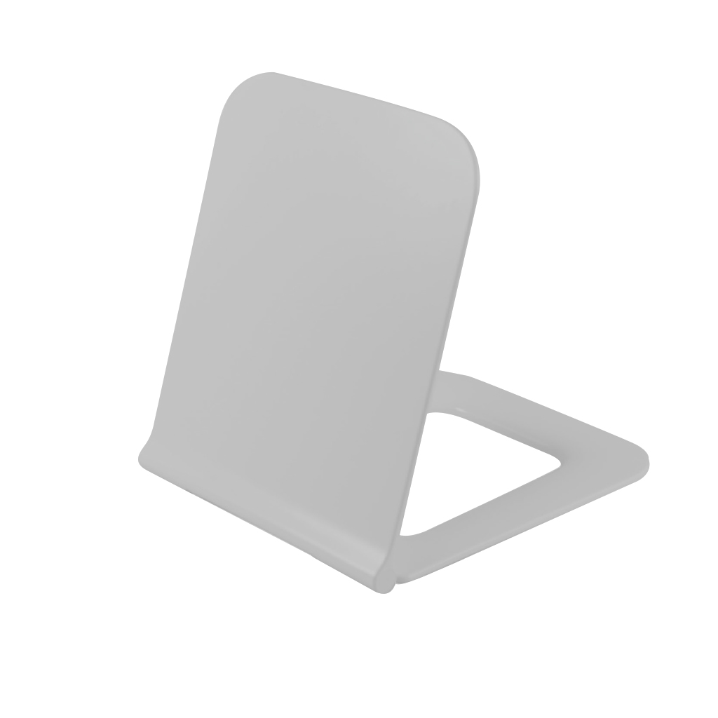 Seat Cover, Ibiza, Slim, Quick Release, Soft Close, Grey Matte