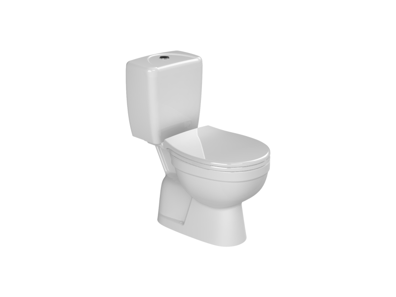 CLOSE COUPLE BACK TO WALL LILA S TRAP(VERTICAL) WHITE