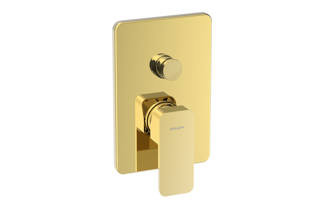 Wall-Mount Shower Mixer With Diverter Loft Gold