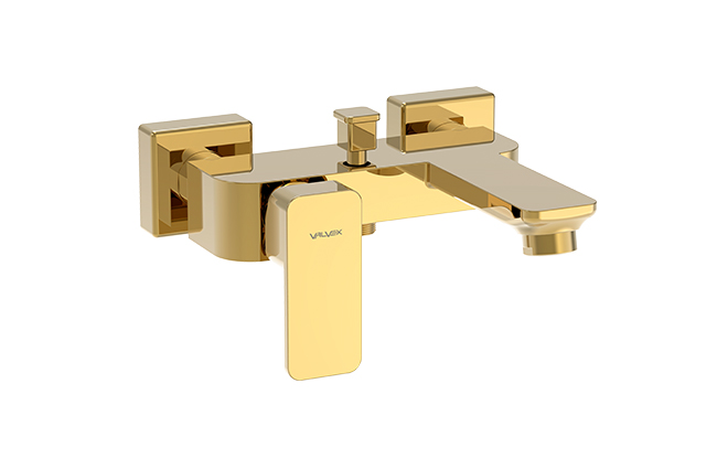 Single Lever Mixer For Bathtub Loft Gold Without Accesories