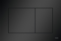 [9240407] TECENOW TOILET FLUSH PLATE BLACK MATT ABS"