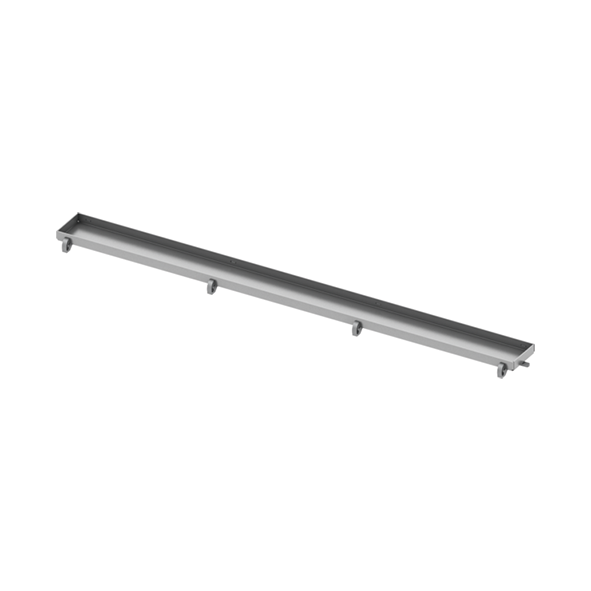 TECEdrainline Tileable Channel Plate, 800 mm, Stainless Steel, Straight