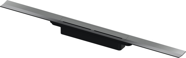 TECEdrainprofile Shower Profile, 800 mm, Stainless Steel, Polished Black Chrome