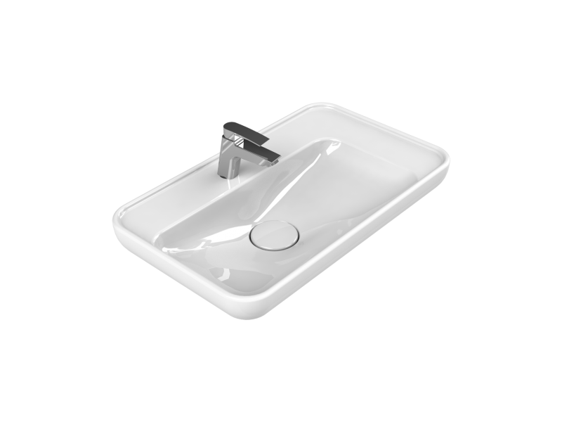 Washbasin, Lal 70x42cm