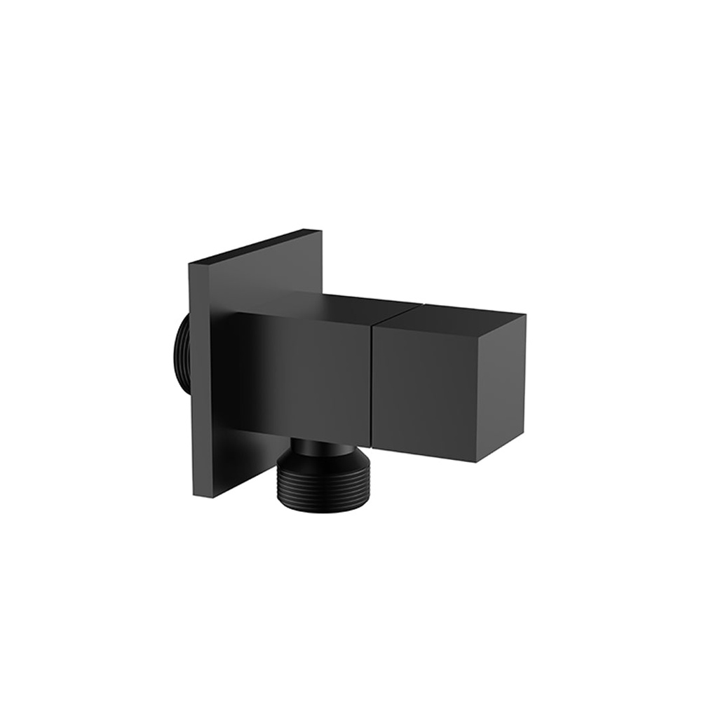 TRAV805.MB TREDEX T.S+ Angle Valve, 1/2", M. Black