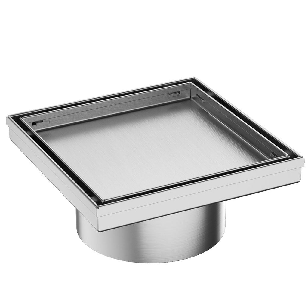 TRF01515.4 TREDEX SQ Tile Insert FLR Drain 150mm/102D SS304 Shiny