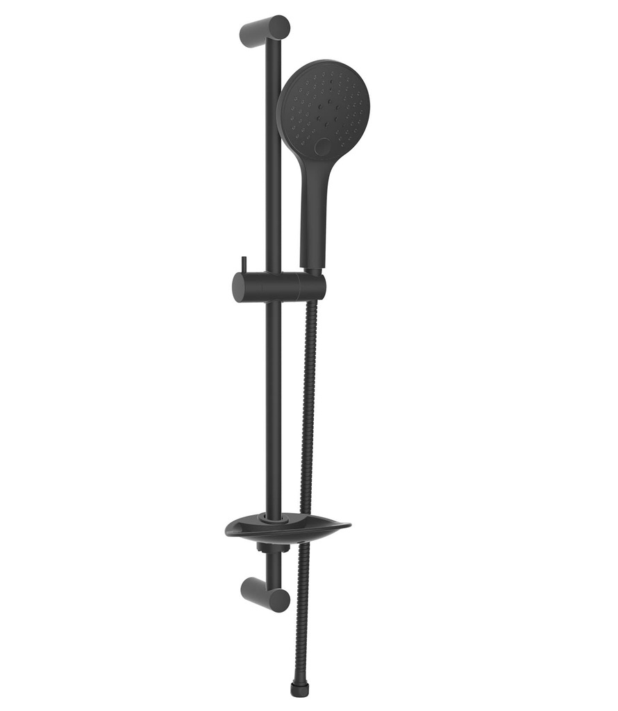 TRS0041.MB TREDEX T.R 3-Option Shower Set w/ Rail, Matt Black