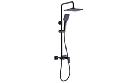 [2456330] SHOWER SET WITH A BATH SPOUT LOFT BLACK