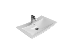 [VB005K82U003Y01103] Basin, Over-Counter, Bella 71*44 cm, With Tap Hole White