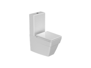 CLOSE COUPLE BACK TO WALL MONA S TRAP(VERTICAL) WHITE