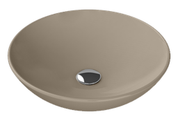 [OC052E81W073Y01102] Basin, Over-Counter, Zero 46x46 cm, Without Tap Hole, Cappuccino Matte