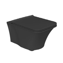 [HC00106PN053Y01103] Toilet, Wall-Hung, Ibiza, Rimless, Black Matte