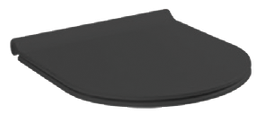 [SC00501S50502931] SEATCOVER,BELLA,SLIM,QUICK RELEASE SOFT CLOSE,DUROPLAST,BLACK MATTE