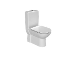 [WC00503SN003Y02102] Toilet, Close Couple, Bella, Back To Wall, S-Trap(Vertical), White