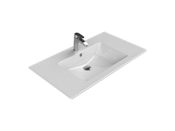 [TB001O22U003Y01103] Basin, Furniture Compatible, Ibiza 91x51 cm, With Tap Hole, White