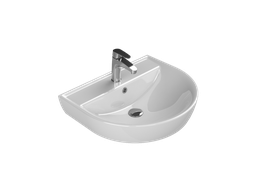 [WB005I12U003Y02101] Basin, Bella 60x50 cm, White