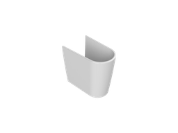 [PD0051100003Y02101] HALF PEDESTAL,BELLA,WHITE