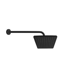 [TRS0075.MB] TRS0075.MB TREDEX T.S Rain Shower Head w/ Wall-Mounted Arm, Matt Black
