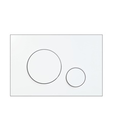 [TRFP115-MW] TREDEX Round Flush Plate for Pre-wall Inst. System Matt White