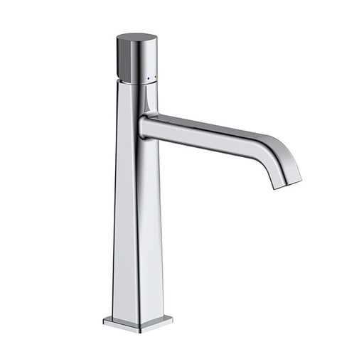 LUI EVOLUTION-Single-control mixer for washbasin with click-clack waste CHROME gr. 2045 dim. 39x27,5x9
