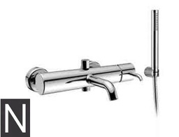 [9200EN] LEI EVOLUTION-Bath mixer complete with shower kit MATT BLACK gr. 2100 dim. 22x31x14