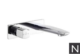 [7118N] MYTIME-Wall single - control mixer for washbasin MATT BLACK
