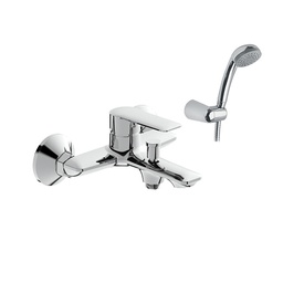 [7300] DRAKE-Bath mixer complete with shower kit CHROME gr. 1850 dim. 16x23x14