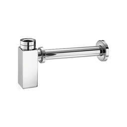 [791] SIPHONES-Brass square for basin 1" 1/4 CHROME