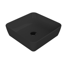 [OC021E81W053Y01102] Basin, Over-Counter, One 46x46 cm, Without Tap Hole, Black Matte