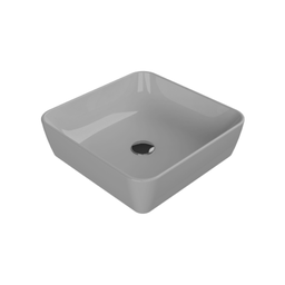 [OC021E81W133Y01102] Basin, Over-Counter, One 46x46 cm, Without Tap Hole, Gray Matte