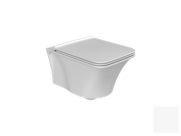 [HC00106PN043Y01103] Toilet, Wall-Hung, Ibiza, Rimless, White Matte