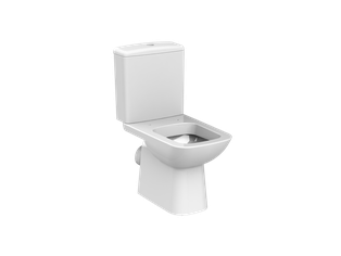 Toilet, DURU P-TYPE WITHOUT BIDET WHITE