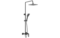 [2414390] Shower set with a bath spout ESTO BLACK